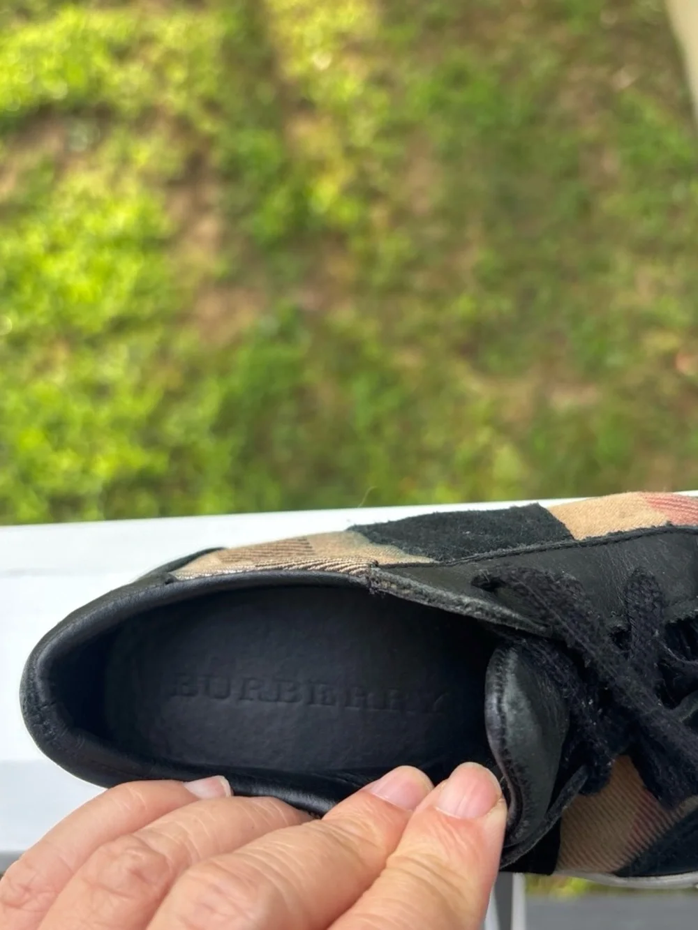 Burberry toddler sneakers